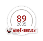 Wine Enthusiast Magazine 2005 – 89pt