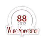 Wine Spectator 2012 – 88pt
