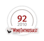 Wine Enthusiast Magazine 2010 – 92pt