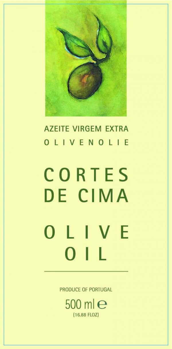 Portugalský olej Cortes de Cima Extra Virgin Olive Oil na eshopu vína z Portugalska