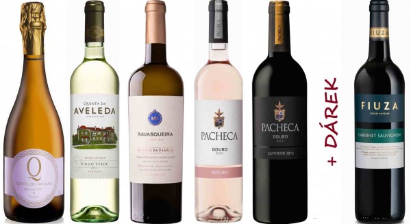 Portugalské víno Sada Exklusiv 5 + 1 Dárek na eshopu vín z Portugalska